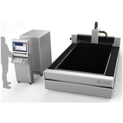 China 3015 Fiber laser cutting machine 1500*3000mm for metal stainless steel, carbon steel for sale