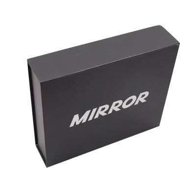 China Recycled Custom Logo Printed Black Embossing Paper Smooth Lamination Medical Packing Box for sale