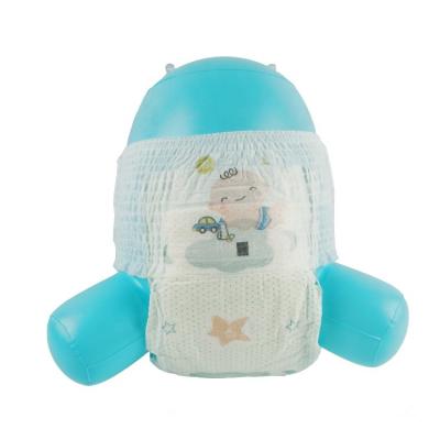 China Hot Selling Baby Diaper Pants Printed Baby Disposable Diaper for sale