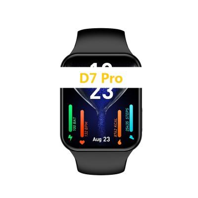 China custom watchface D7 Pro Max Smartwatch 3G D7 Pro Watches Series 7 Smartwatch Iwo 13 Blood Pressure Heart Rate Smart Fitness Tracker for sale