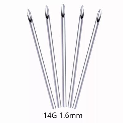 China Permanent high quality cost effective professional cannula tattoo piercing needle for sale