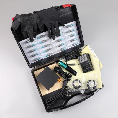 China Tattoo Working 2021 Hot Sales High Quality Professional Tattoo Machine Kit Tattoo Gun Set for sale