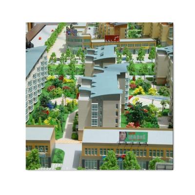 China Beautiful contemporary residential rendering/visualization/modeling, exterior landscape design model making for sale