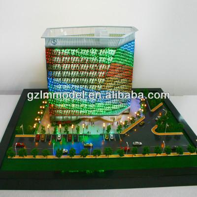 China China Lighting System City Planning And Construction Building Layout Scale Model Making Miniature Architecture Building Model for sale