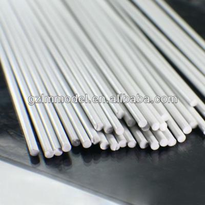 China China Scale Model White ABS Round Rod/Stick/Bar For Architectural Model Layout Making Materials MA01-002 2*2.5MM 50CM for sale