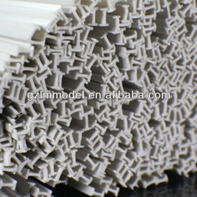 China White China Scale Model ABS I Shape Rod/Stick/Bar For Architectural Model Layout Making Materials A01-002 2*2.5MM 50CM for sale