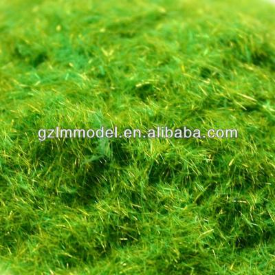 China China nylon artificial grass light green powder for grass carpet / architecture model material b1-20 for sale