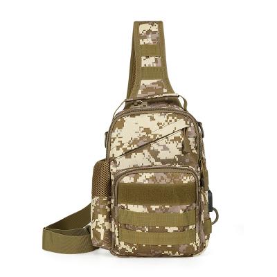 China OEM Factory Custom GPS Waterproof Sling Military Army Cross - Body Shoulder Bag Camouflage Military Tactical Chest Bag for sale