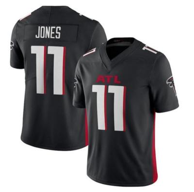 China Best High Quality Gorgeous Embroidery Anti-UV 18 Calvin Ridley 11 Julio Jones 21 Deion Sanders American Football Tank Tops for sale