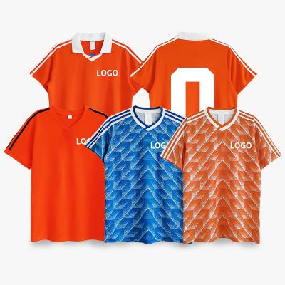 China Wholesale Retro Quick-drying Football Jersey Shirts Thailand Football Retro for sale