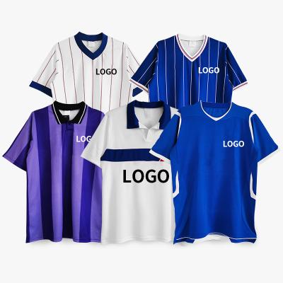 China Quick-drying retro singlet football thailand quality high quality football shirt for sale