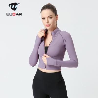 China Best Price Top Quality Gym Women Breathable Yoga Jacket for sale