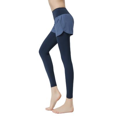 China Factory Price Breathable Fashionable Seamless High Waist Control Top Sexy Yoga Pants For Women for sale