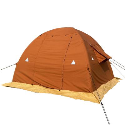 China Extended Type Hot Sale Canvas Middle East Camping Tent Waterproof Inflatable Arabian Desert Tent for sale