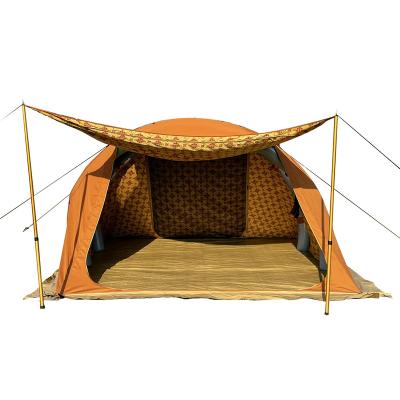 China Extended Type Outdoor Waterproof Middle East Arab Canvas Polyester Inflatable Camping Tent High Quality Large Desert Tents for sale