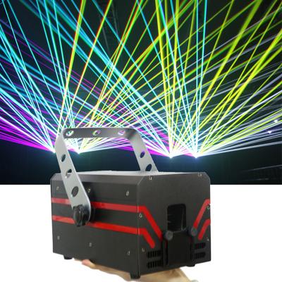 China 128 kinds of patterns inside. 1W 1.8W 2W Portable Size RGB Animation DJ Disco Party Laser Light Bar Theater Laser Light for sale