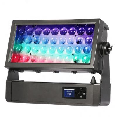 China Outdoor Waterproof Theme Park Lighting 36x15w rgbw 4in1 City Color Wash Light For Landscape Co9z LED Projector IP65 540W RGBW Flood Zoom for sale