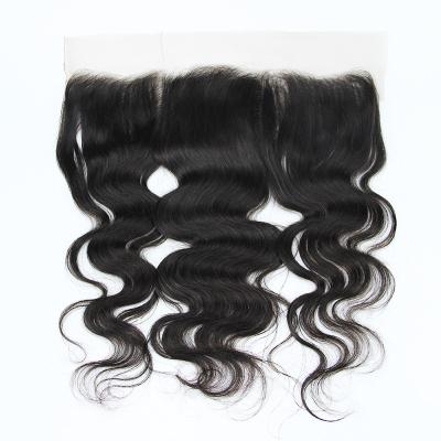 China High Quality Straight 13x4 Lace Frontal High Quality Straight Deep Curly Curly Headband Natural Black Color 613 Hair Body Wave Hair Band for sale