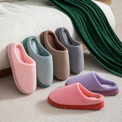 China Factory Made Anti-Smell Non-Slip Winter Warm Unisex Woman And Men Indoor Slippers For Women for sale