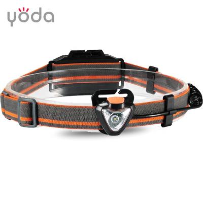 China Super Bright Backup USB Sensor Rechargeable Camping Led Headlamp for sale