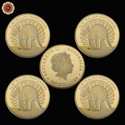 China Africa New Product Gold Metal Kangaroo Queen Australia Coin Elizabeth II Souvenir Coin Coin For Sale for sale