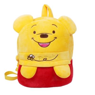 China Cute Fashion Plush Animals Kids School Bag Plush Animal Bear Backpack for sale