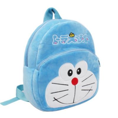 China Other Blue Cat Kids Backpack Animal Cartoon Bag Plush Animal Kids Backpack School Bag for sale