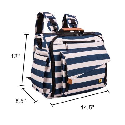 China Convertible Diaper Travel Nappy Mummy Bag Water Resistant Mummy Bag Nylon Baby Bed Diaper Bags Set for sale