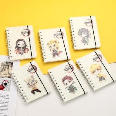 China The Other Wholesale Kpop Demon Slayer Cartoon Reel Notepad Notebook for sale