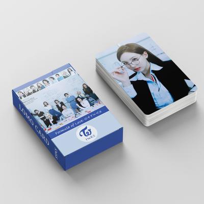 China 55 Pcs South Korean/Kpop Set TWICE Lomo Card Formula Of High Quality Photocard Girls Postcards New Love Album Photocards Fan Gift for sale