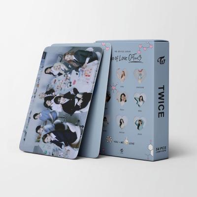 China 54Pcs/Set Kpop Twice Photocard New South Korean Album Formula Of New LoveO+T=3 Postcard Album Lomo Card Photo Copy Cards Poster Fans Gifts for sale