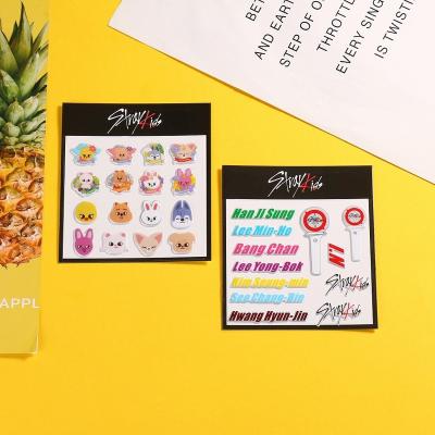 China Wholesale Kpop Stray Kids Skzoo Bubble Stickers Kpop Idol Decorative Stickers for sale