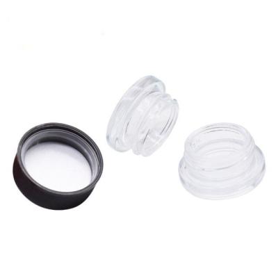 China Cosmetic Child Use Heavy Duty Multi Oil Storage Around Black Custom 5Ml Wholesale 7Ml 9ml Wax Concentrate Container Glass Packing for sale