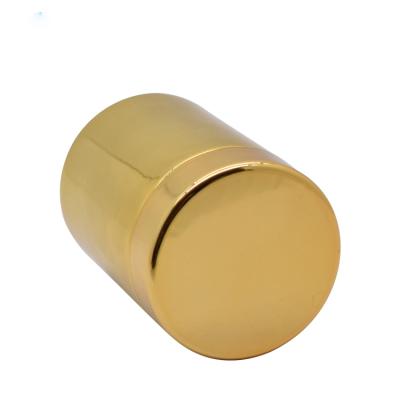 China Heatable Customized Empty Cosmetics Face Cream Jars 5g 100g 30g 10g 10ml 1oz Glass Bottle With Gold Silver Lip for sale