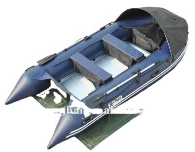 China PVC Rowing Boat 330 Inflatable Boat Inflatable Fishing Boat Rowing Boat for sale