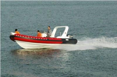 China 2011 New CE rib680A Aluminum Hot Cabin Inflatable Boat Luxury Yacht for sale