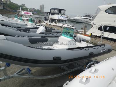 China PVC Inflatable RIB Boat With RIB470 Motor Boat With CE Rowing RIB Boat for sale