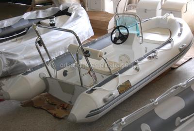 China CE Certificate rib390 Fiberglass Rigid Hull Inflatable Fiberglass Boat for sale