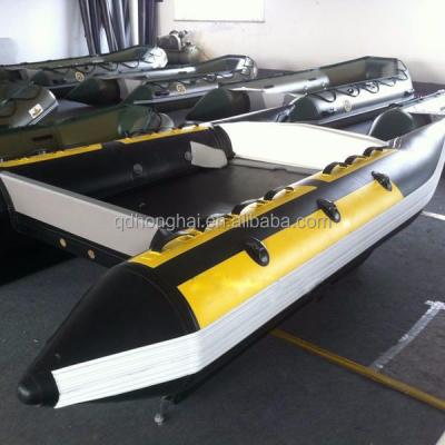 China High Speed ​​PVC CE Fiberglass Boat Catamaran Racing Inflatable Boat for sale