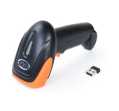 China Wireless Supermarket 1D CCD 2.4G Code Reader Handheld BT2.0 Barcode Scanner for Store Supermarket for sale