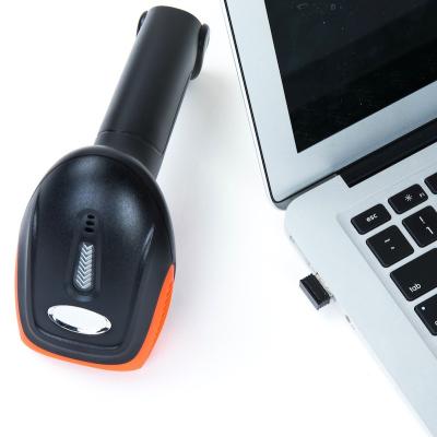 China ABS+PC (eco-friendly material) BT2.1/3.0/4.0/4.1/4.2 and 2.4G CMOS QR 2D barcode scanner USB wireless barcode reader for sale