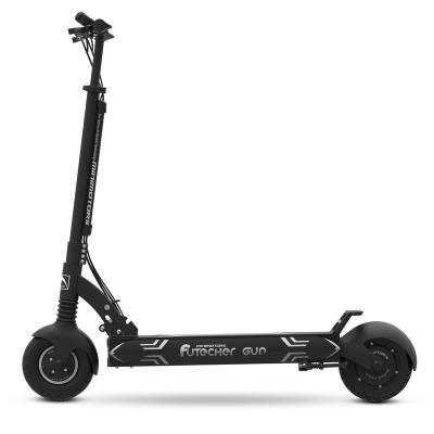 China 8inch durm PRO GUN 52v 20.8ah long range electric scooter FUTECHER two brake and fast speed unisex electric scooter for sale