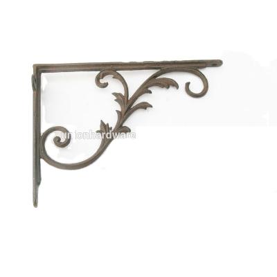 China Decorative Cast Iron Shelf Bracket , Wall Shelf Bracket For USA Market for sale