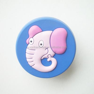 China Minimalist Kids Furniture Knob Furniture Design Cartoon Elephant Cabinet Knobs Funky for sale