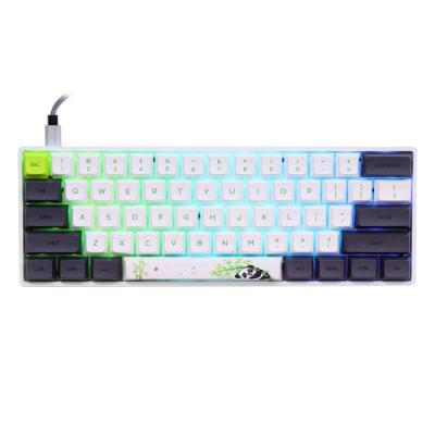 China Factory Wholesale 60% Anti-ghosting Anti-ghosting RGB Backlit RGB Backlit PCB Hotswap Mechanical Gaming Keyboard for sale