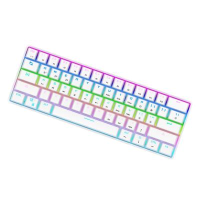 China Anti-ghosting Stardigital 61 Keys Black Switch 16 Million Hot Swappable Colors RGB Win/MaOS/Lin System OEM Mechanical Keyboard for sale