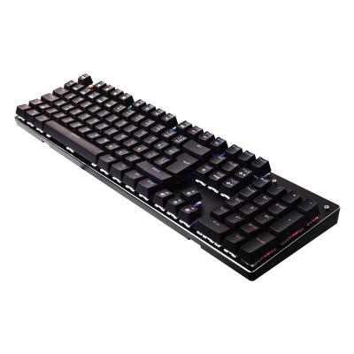 China Anti-ghosting 1600 Million Colors RGB Stardigital 104 Keys Black Switch Wired Win/MaOS/Lin System OEM Mechanical Keyboard for sale