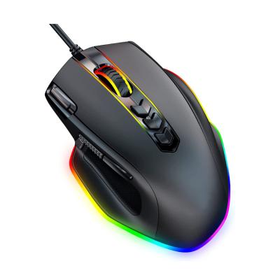 China Colorful LED Lights Computer Backlit Glowing Cable Mouse Mini Mouse Silent Mute Rechargeable LED for sale