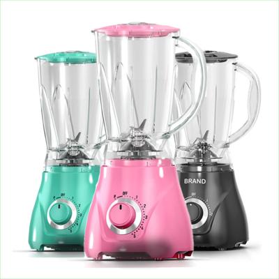 China OEM Multifunctional Cheap Price Table Plastic Glass Plastic Cup Stand Frozen Electric Fruit Shake Blender for sale