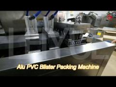 Small Alu PVC Blister Packing Machine For Ampoule OEM